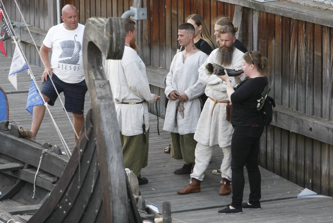 Smalsuoliai gėrėjosi „Dangės flotilės“ laivais