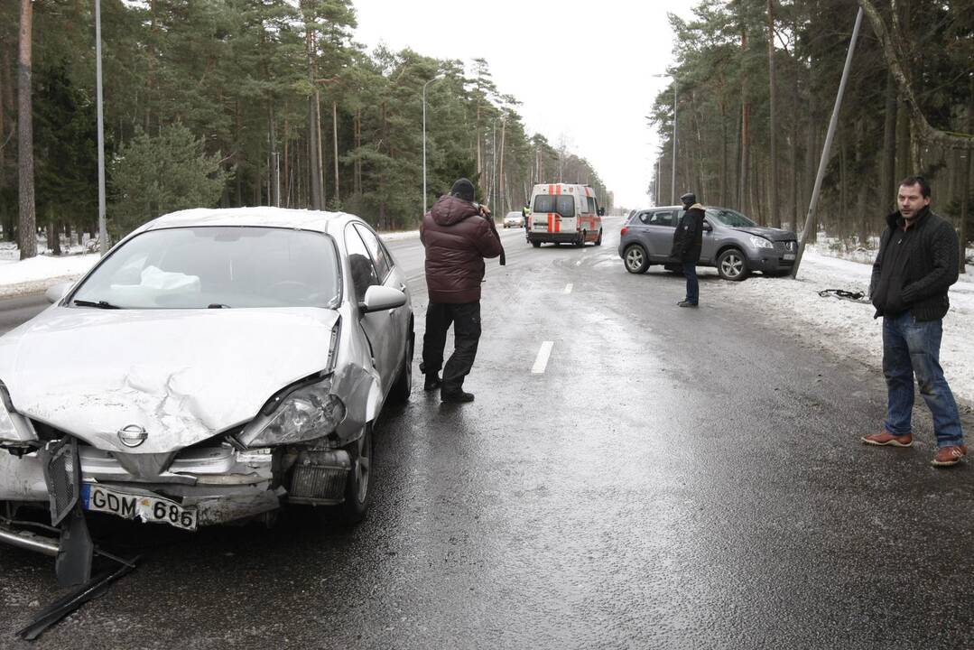 Avarija P.Lideikio gatvėje