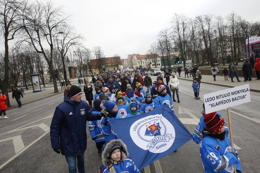 Klaipėdoje suplevėsavo Europos sporto vėliava