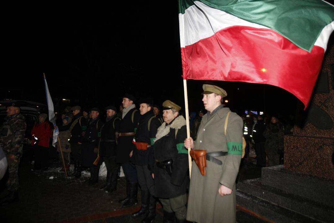 Naktinis žygis „Klaipėdos sukilėlių keliais“