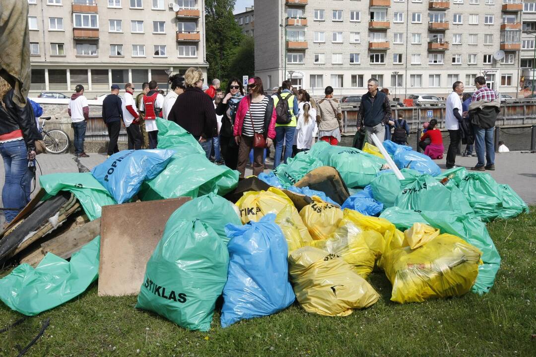 Danės upės valymo akcija