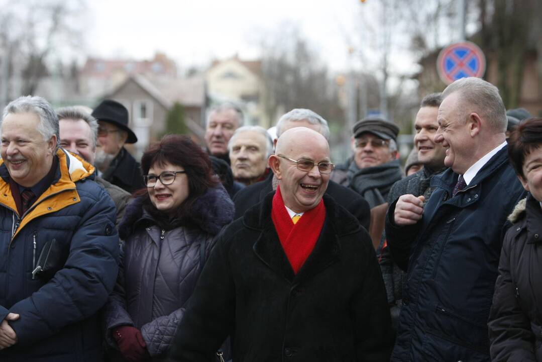 Signatarų alėjos atidarymas Palangoje