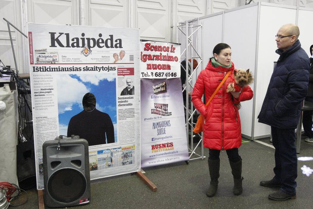 Klaipėdoje atidaryta kalėdinė mugė