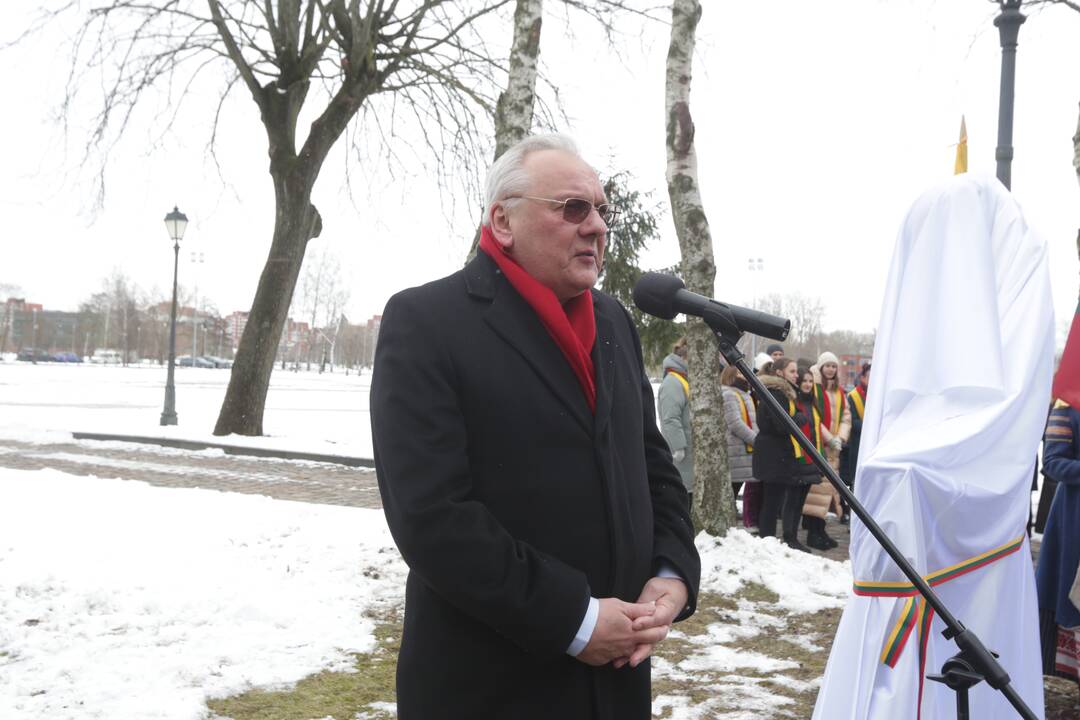  Alfonsui Žaliui biusto atidengimo ceremonija