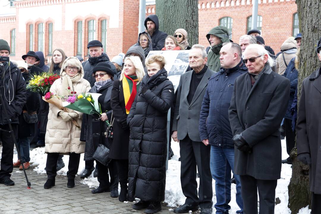  Alfonsui Žaliui biusto atidengimo ceremonija