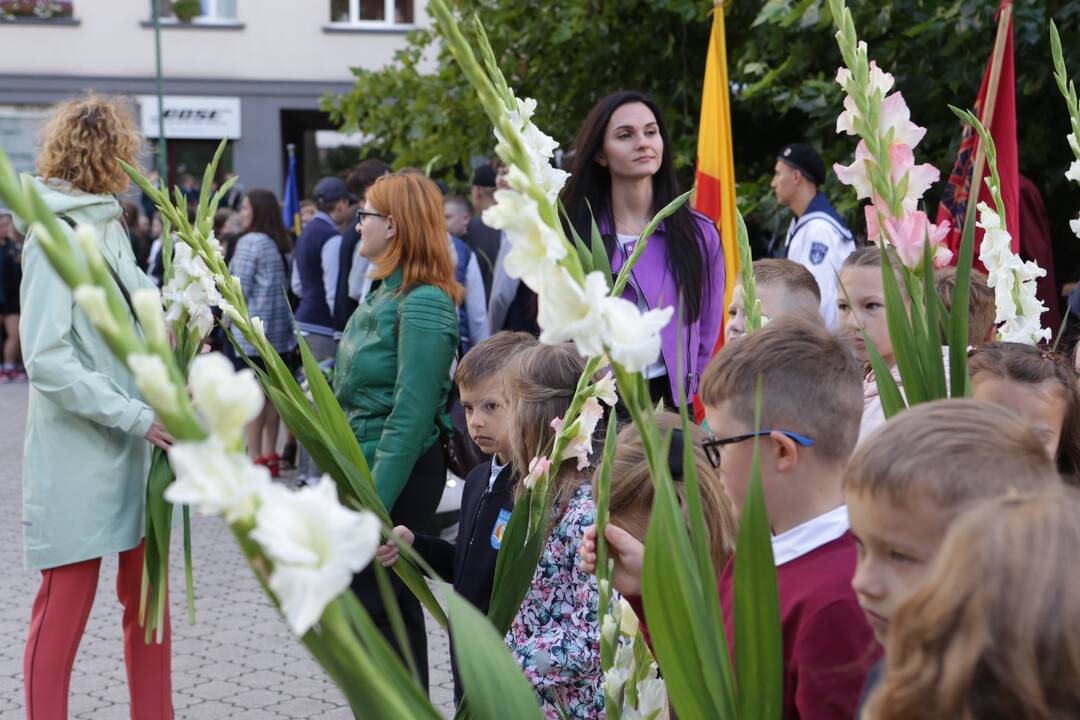 Lietuvininkų aikštėje – pirmoji pamoka