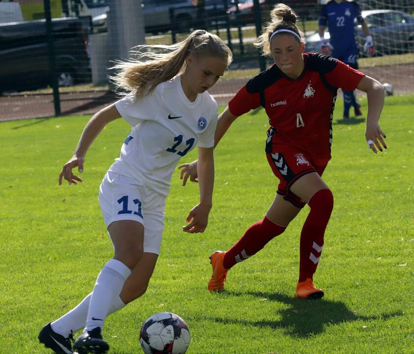 Baltijost taurė WU-17 futbolo rungtynės Lietuva - Estija 4:0