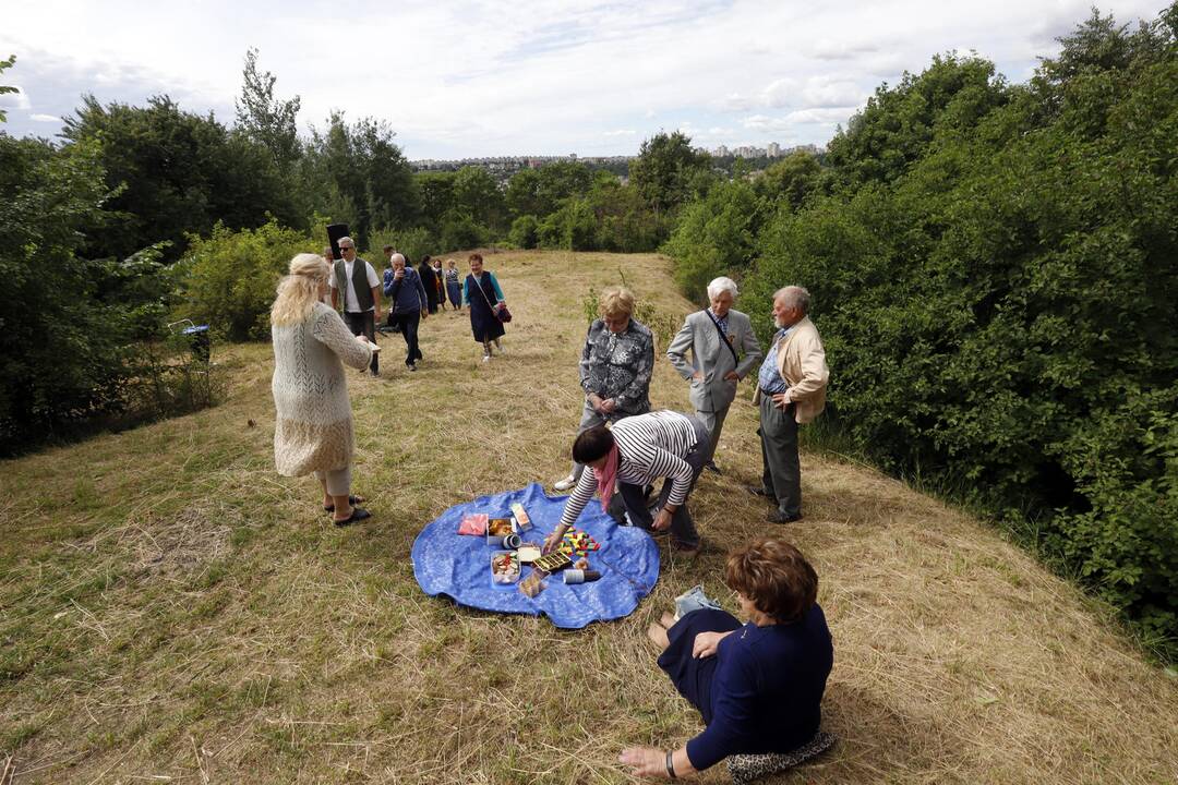 Piknikas ant Eigulių piliakalnio.