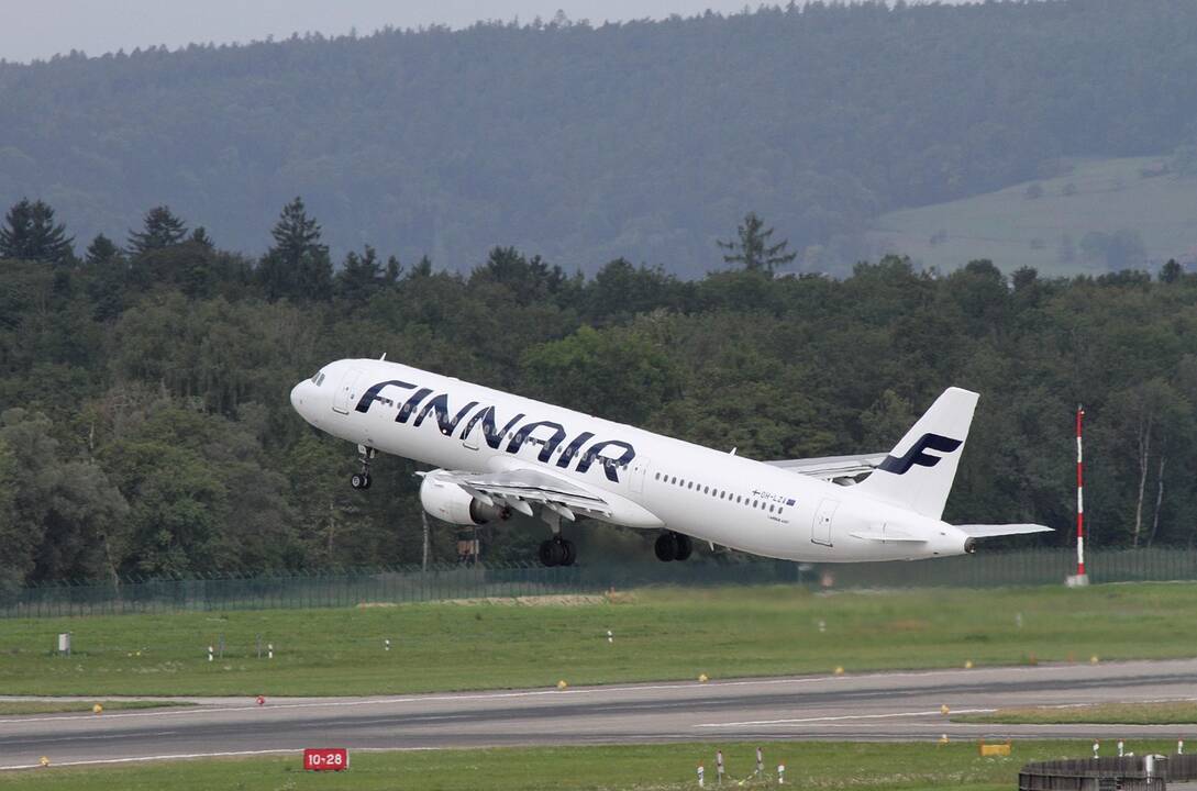 „Finnair“ teko atšaukti daugiau nei 100 skrydžių