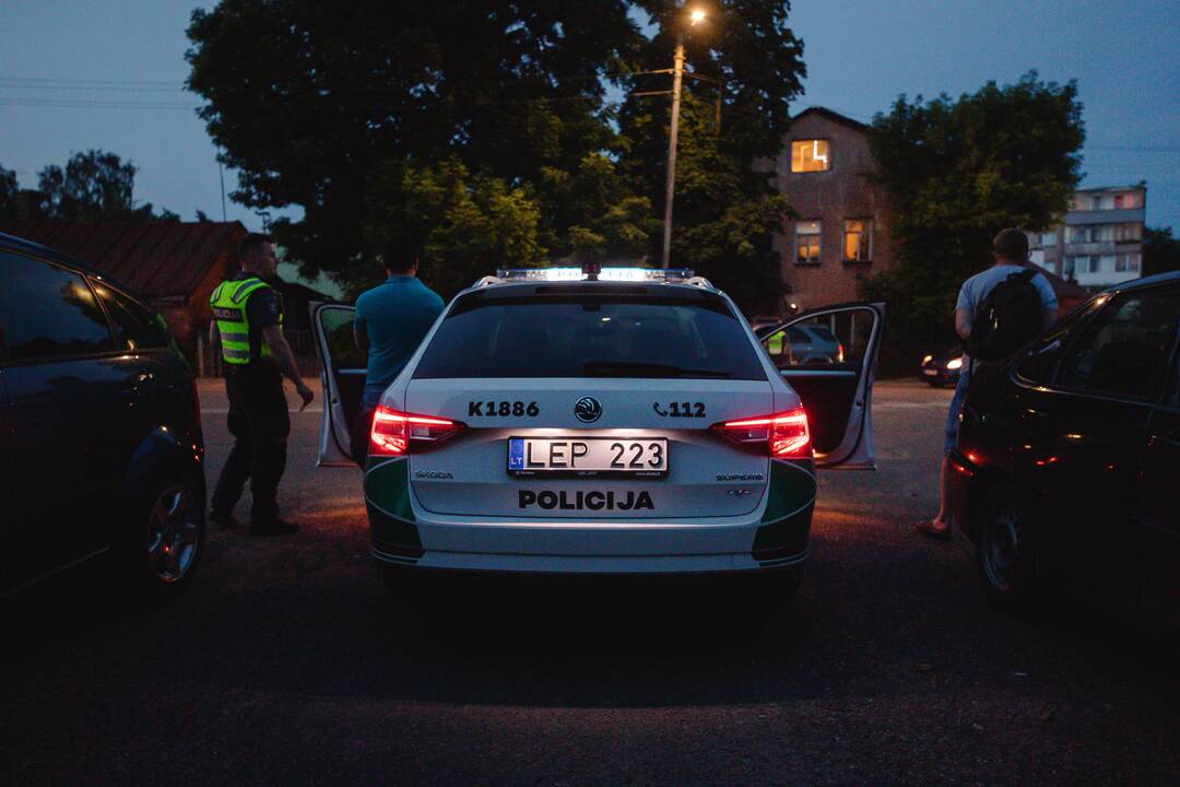 Kaune vyko reidas: policija tikrino vairuotojų blaivumą