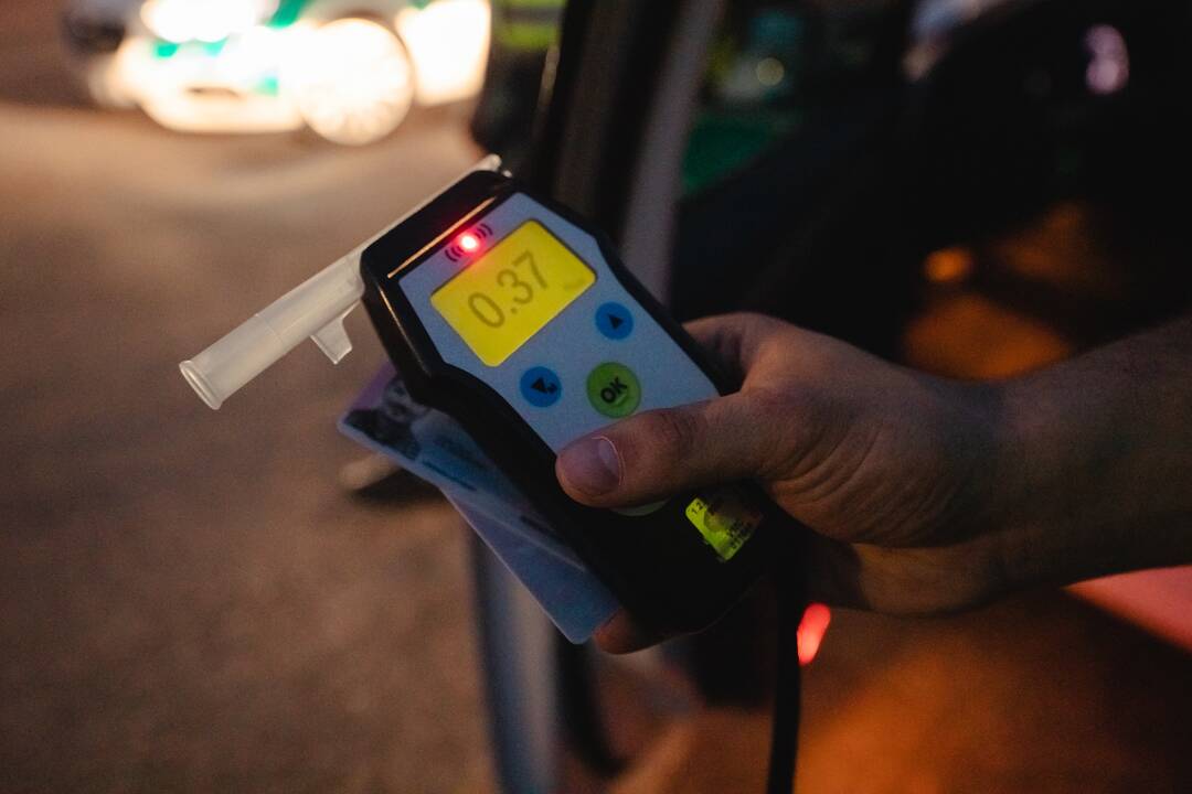 Kaune vyko reidas: policija tikrino vairuotojų blaivumą