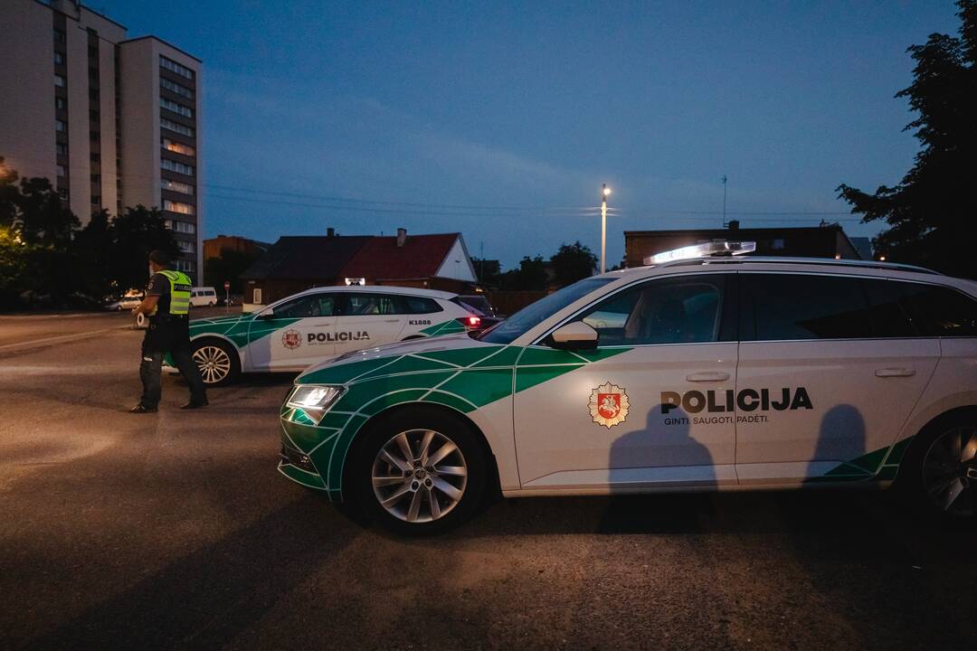 Kaune vyko reidas: policija tikrino vairuotojų blaivumą