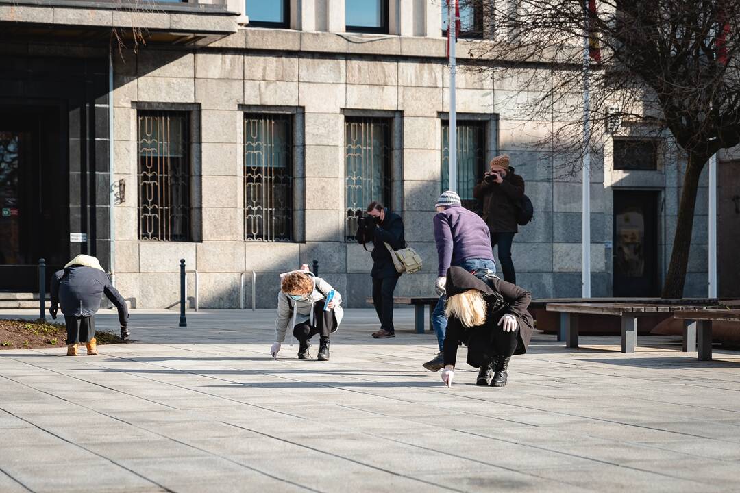 Protesto akcija „Didžiojo penktadienio rauda“