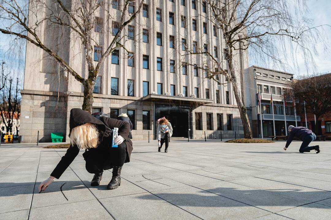 Protesto akcija „Didžiojo penktadienio rauda“