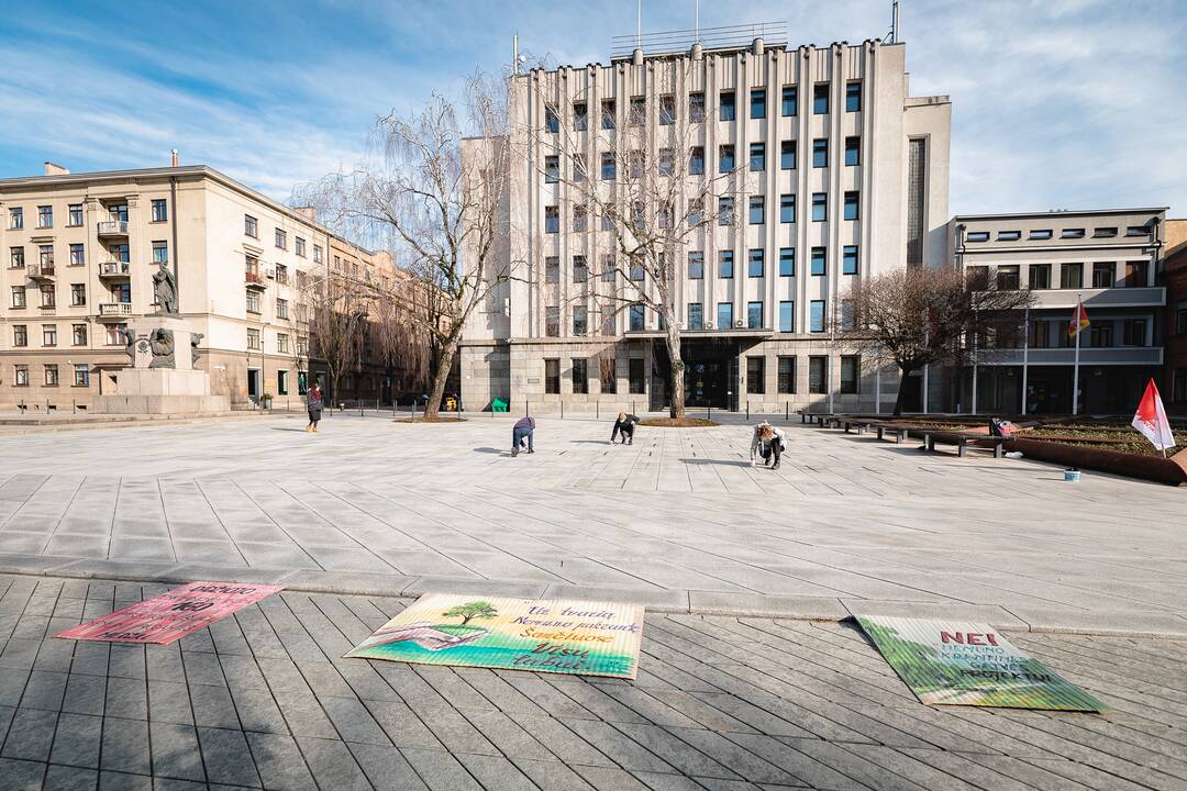 Protesto akcija „Didžiojo penktadienio rauda“