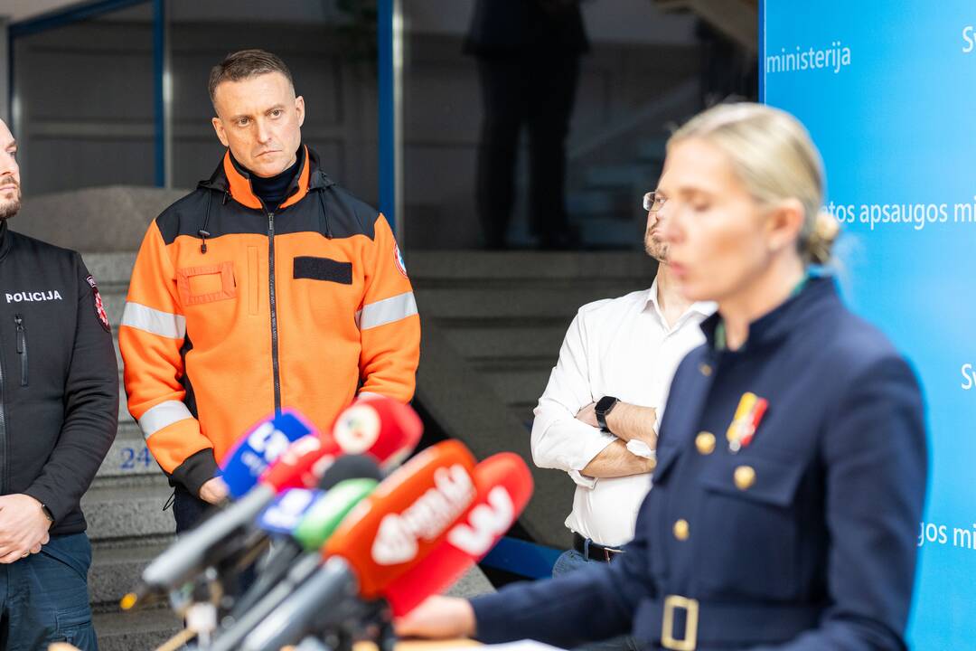 SAM spaudos konferencija dėl policijos informavimo apie psichikos sveikatos sutrikimus