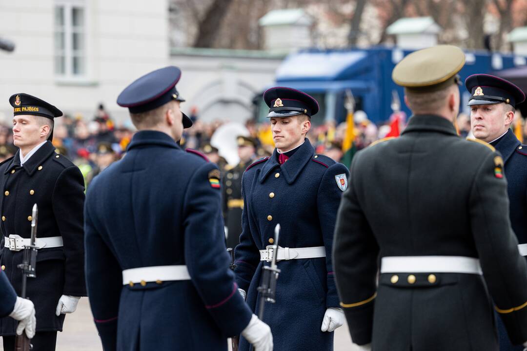 Trijų Baltijos valstybių vėliavų pakėlimo ceremonija