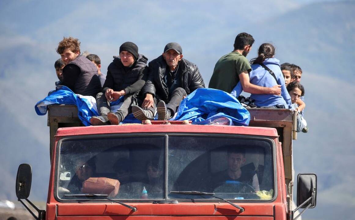 Armėnija: iš Kalnų Karabacho pabėgo daugiau kaip pusė gyventojų
