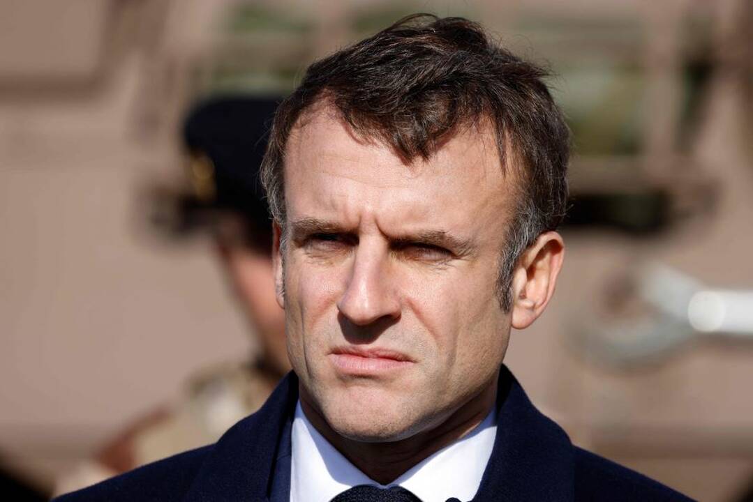 E. Macronas prašo B. Netanyahu ilgalaikių paliaubų Gazos Ruože