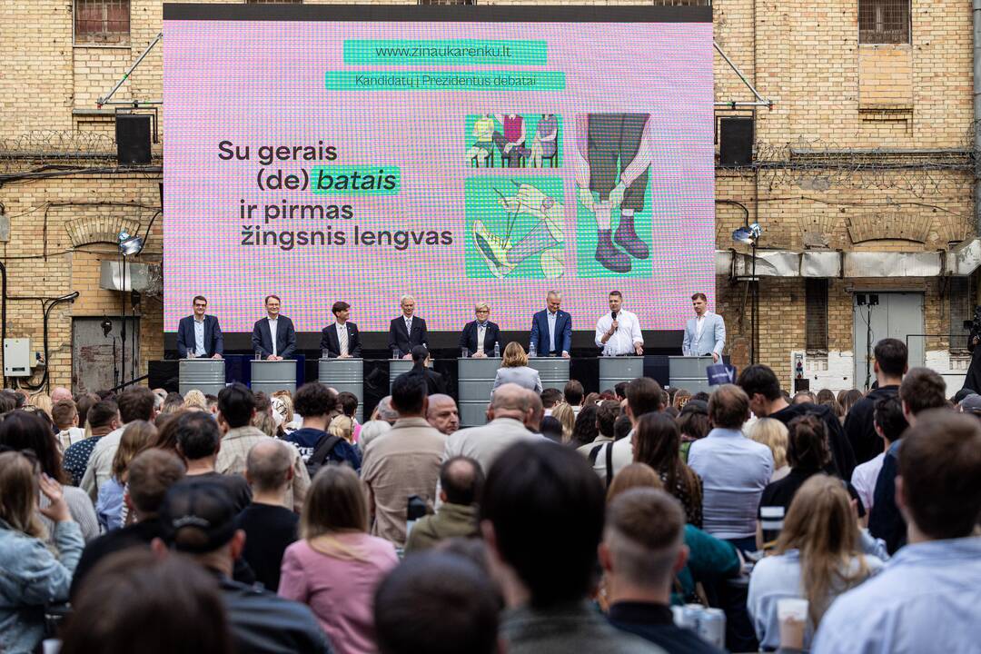 „Žinau, ką renku“ debatai su kandidatais į prezidentus