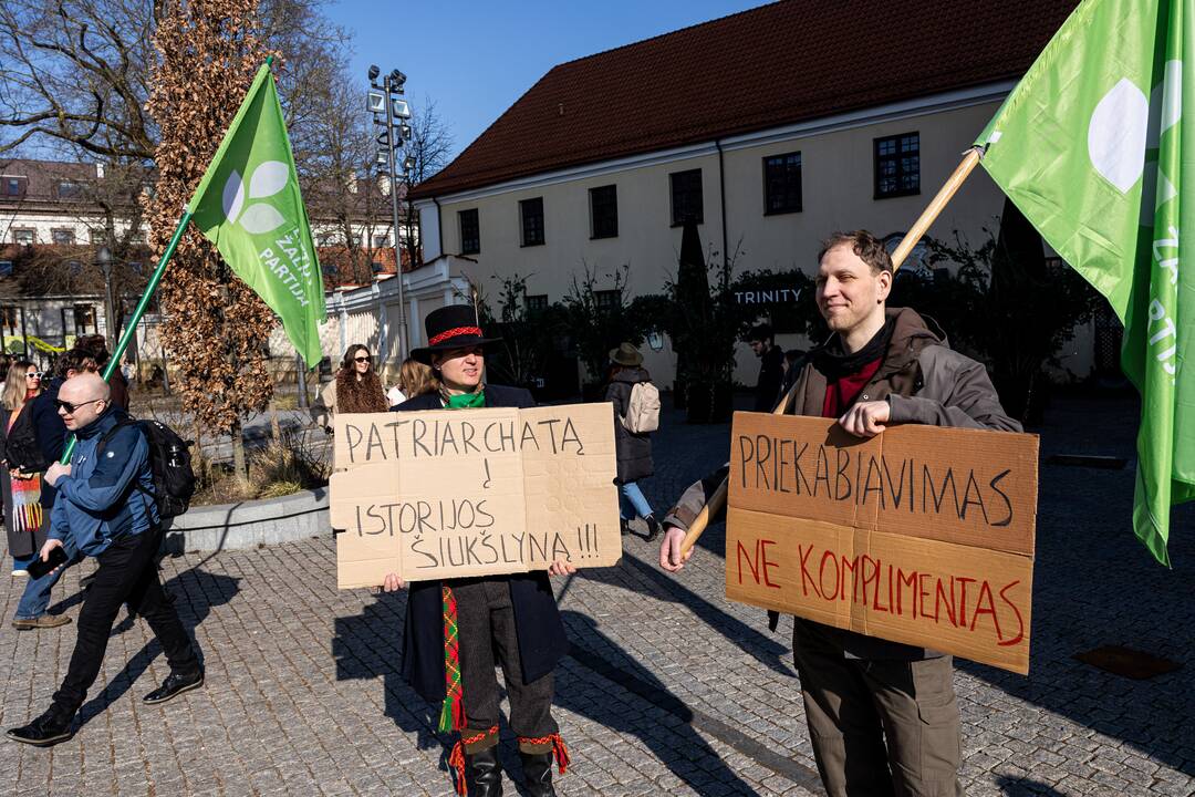 Tarptautinės moterų solidarumo dienos eitynės Vilniuje