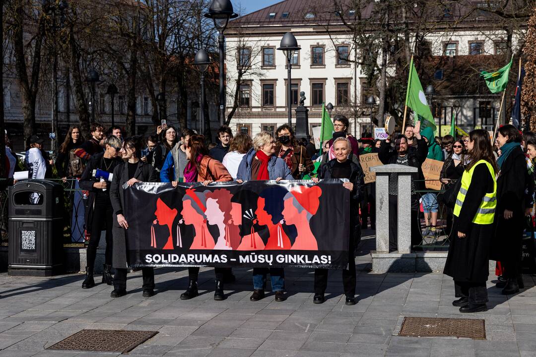 Tarptautinės moterų solidarumo dienos eitynės Vilniuje