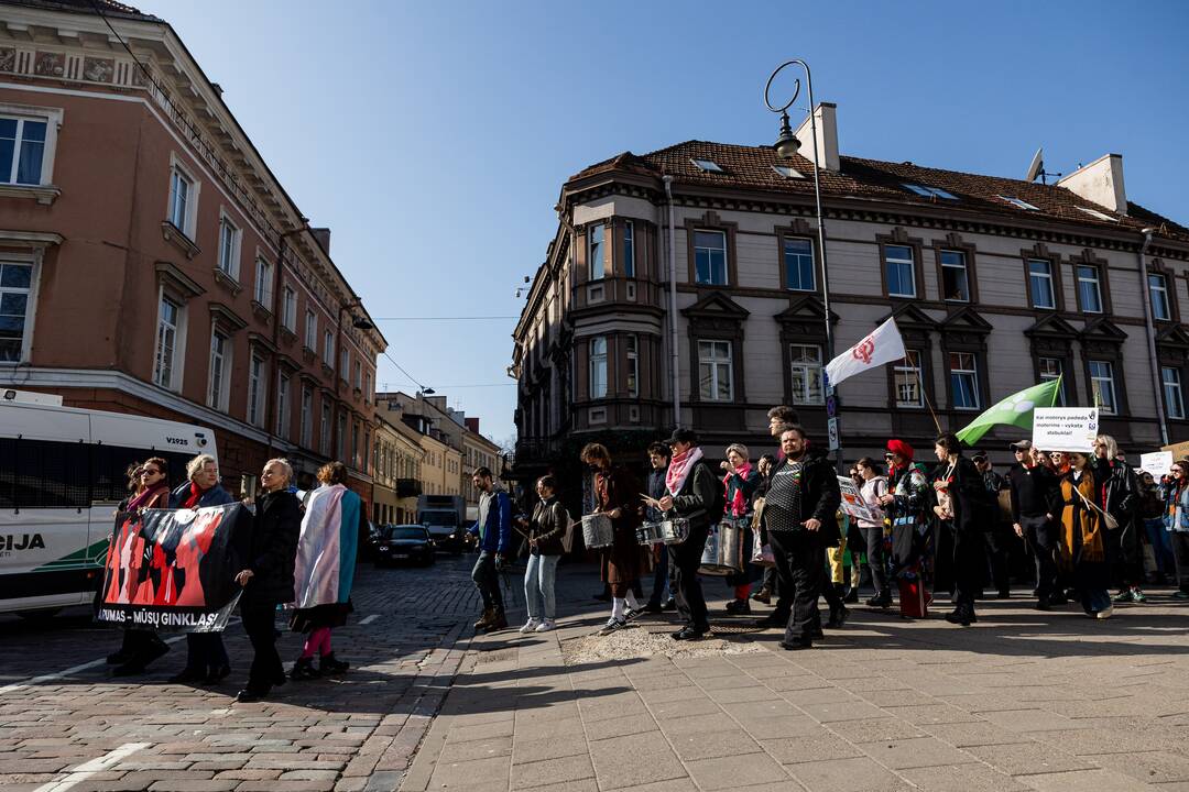 Tarptautinės moterų solidarumo dienos eitynės Vilniuje