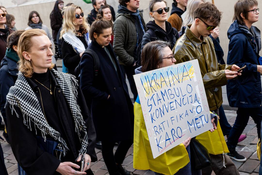 Tarptautinės moterų solidarumo dienos eitynės Vilniuje