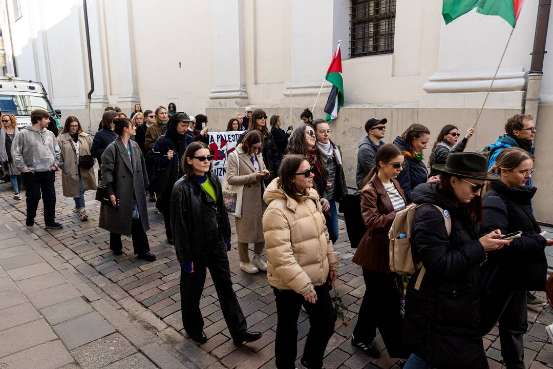 Tarptautinės moterų solidarumo dienos eitynės Vilniuje