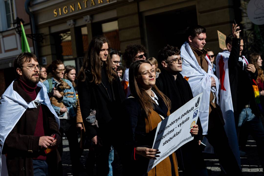 Tarptautinės moterų solidarumo dienos eitynės Vilniuje