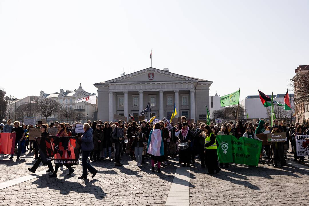 Tarptautinės moterų solidarumo dienos eitynės Vilniuje