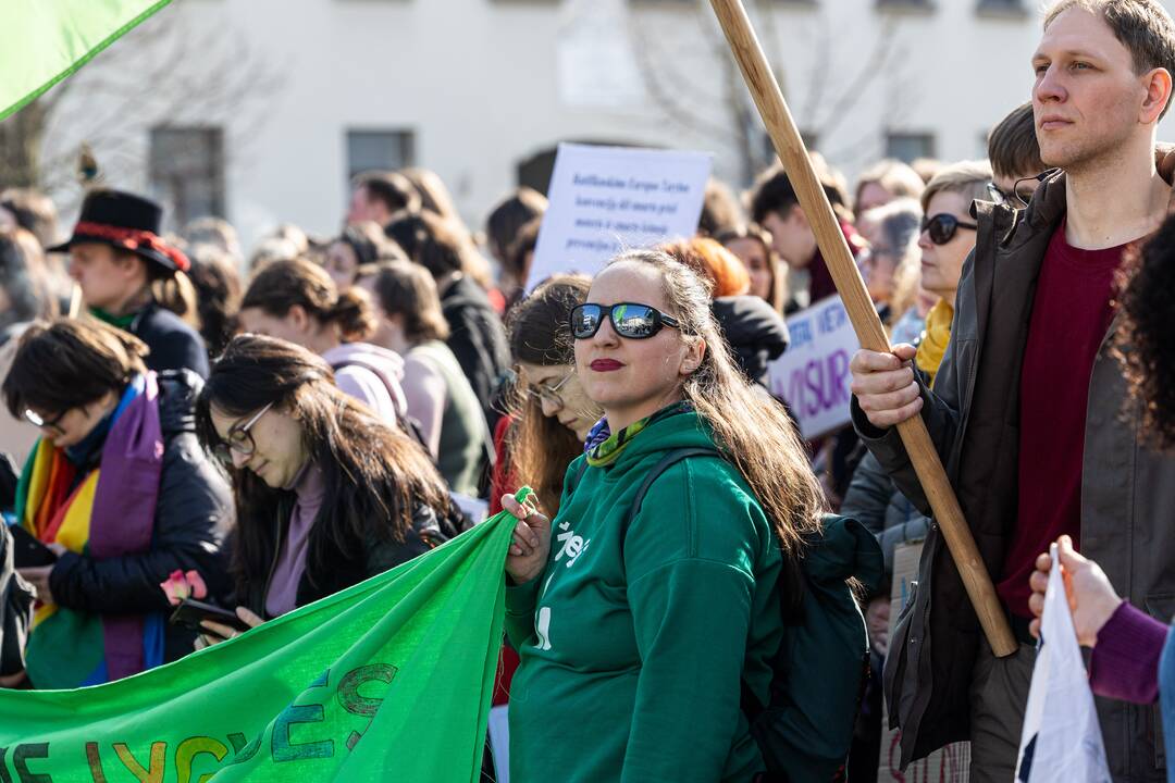 Tarptautinės moterų solidarumo dienos eitynės Vilniuje