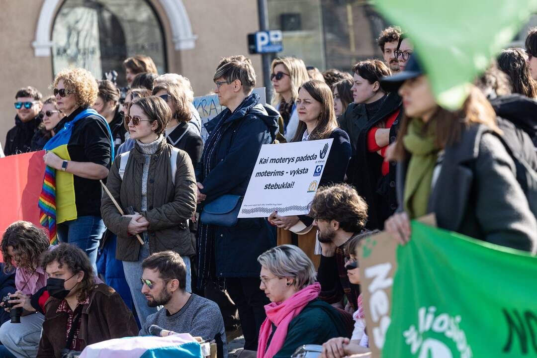 Tarptautinės moterų solidarumo dienos eitynės Vilniuje