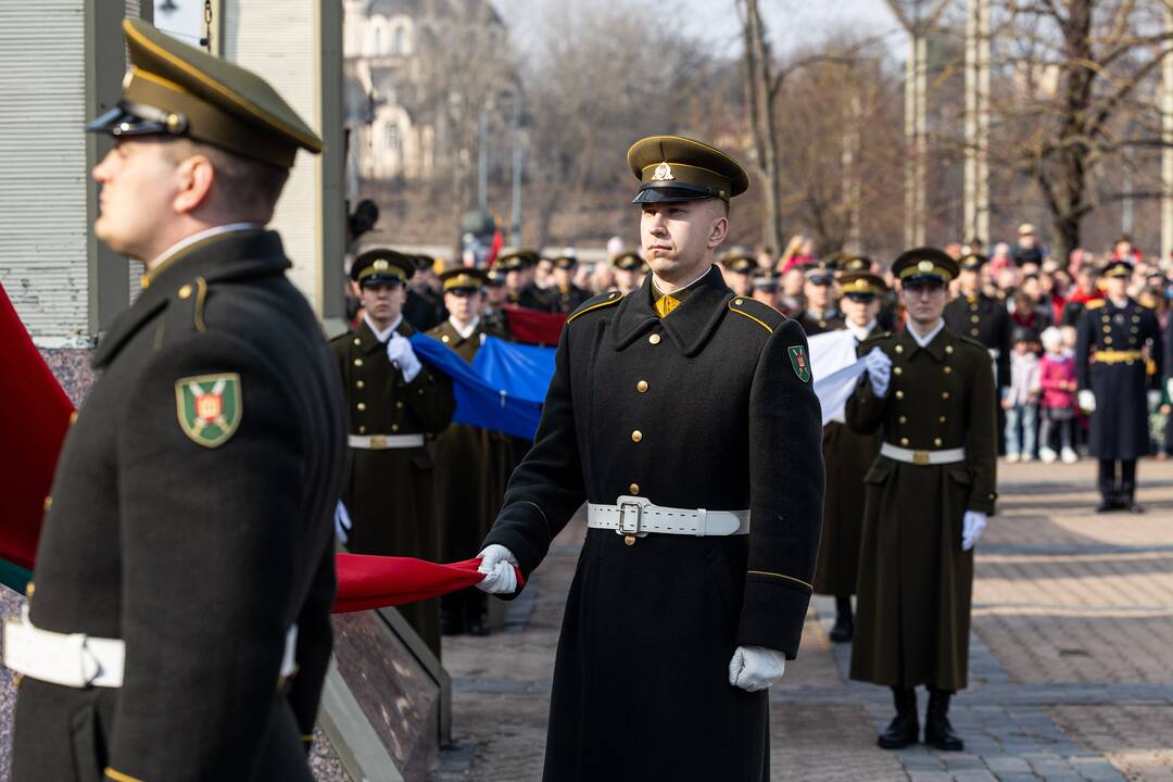 Baltijos valstybių vėliavų pakėlimo ceremonija 2025 m.