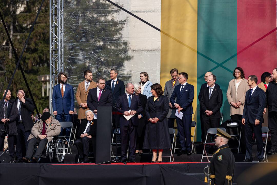 Baltijos valstybių vėliavų pakėlimo ceremonija 2025 m.