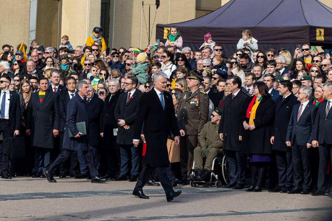 Baltijos valstybių vėliavų pakėlimo ceremonija 2025 m.