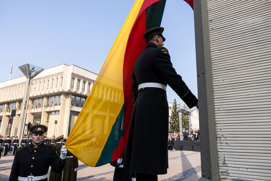 Baltijos valstybių vėliavų pakėlimo ceremonija 2025 m.