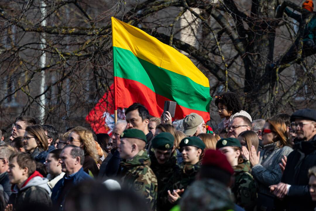 Baltijos valstybių vėliavų pakėlimo ceremonija 2025 m.