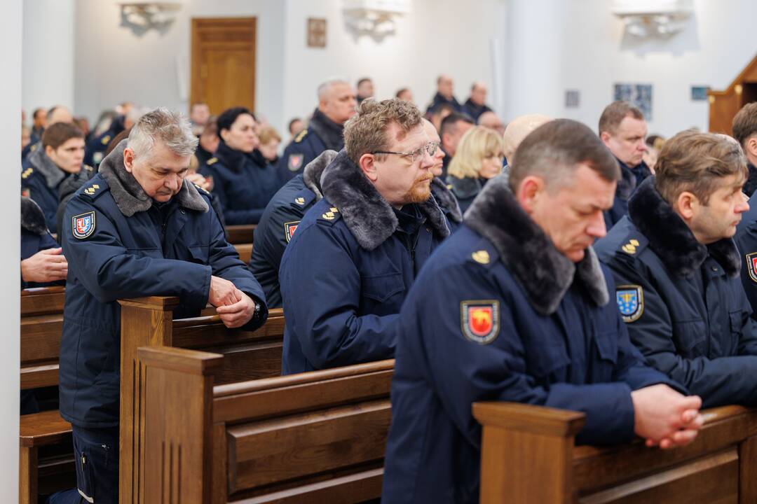 Gaisre žuvusio ugniagesio Rolando Venslauskio laidotuvės