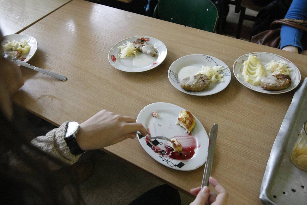 Situacija: kol laukiama patikrinimo rezultatų, vaikai valgo valgykloje, kitų skundų dėl jos veiklos kol kas negauta.