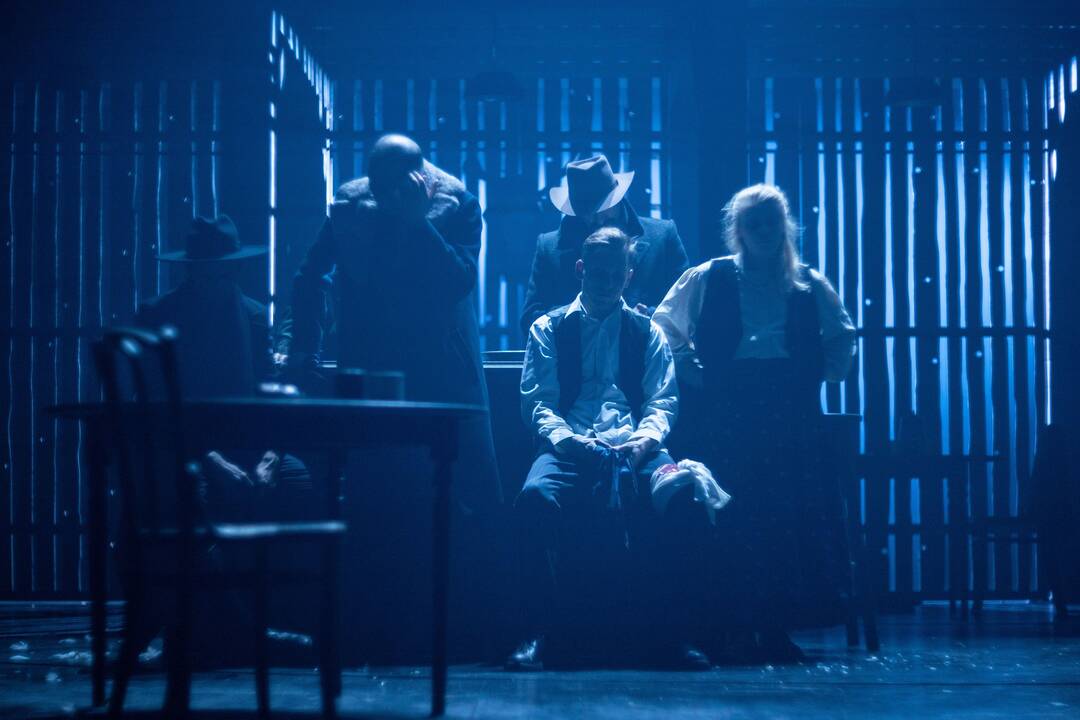 Komanda: A.Špilevojaus istoriją scenoje pasakos teatro kritikų ir žiūrovų puikiai vertinami aktoriai.