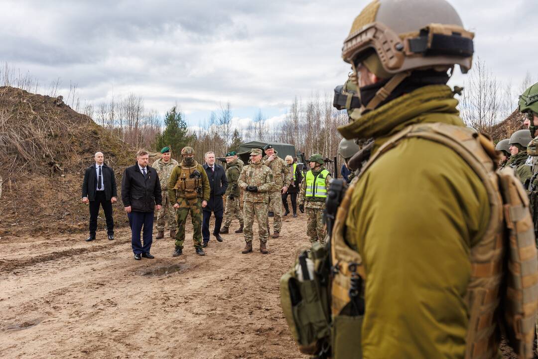 Islandijos ir Lietuvos kariuomenės vadų vizitas Rukloje 