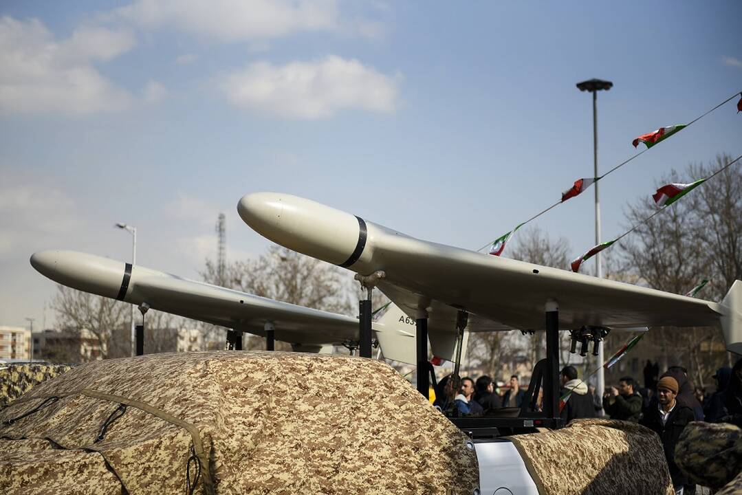 Iranietiški dronai „Shahed“.