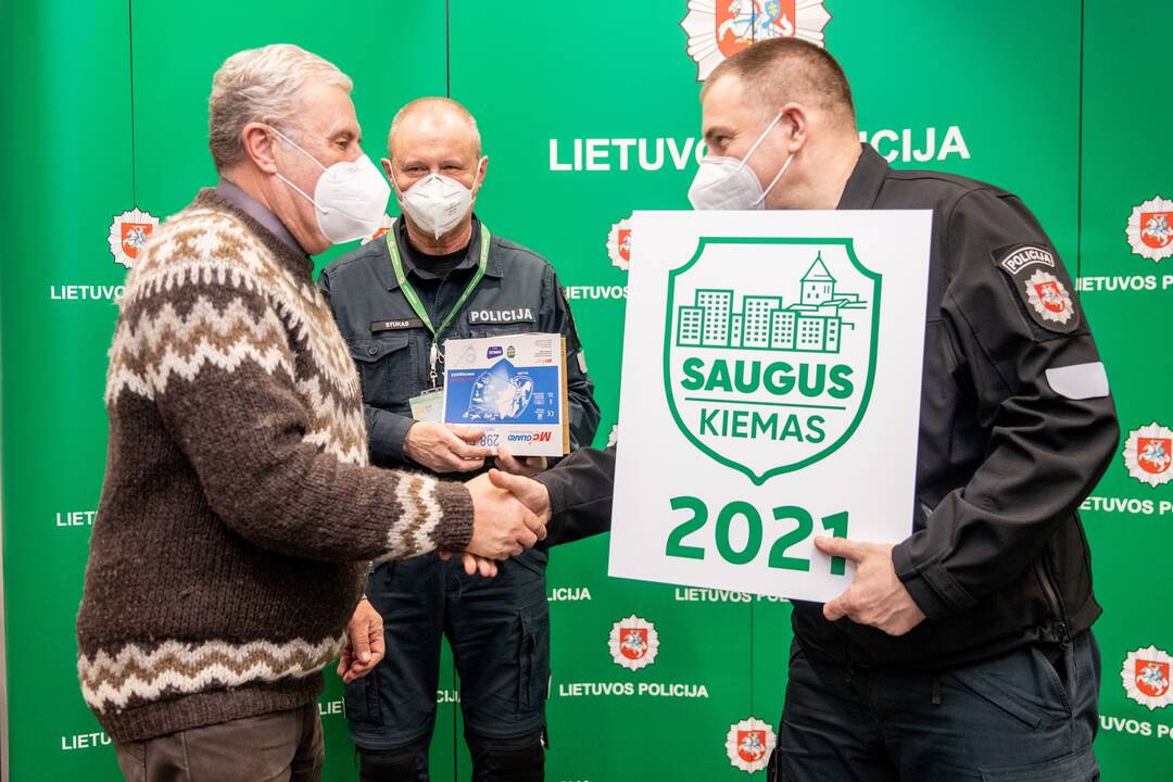 Apdovanoti 10 saugiausių kiemų Kaune