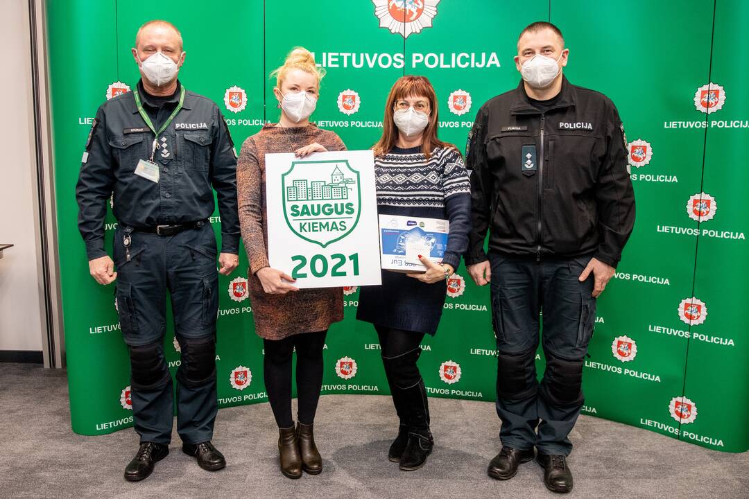 Apdovanoti 10 saugiausių kiemų Kaune