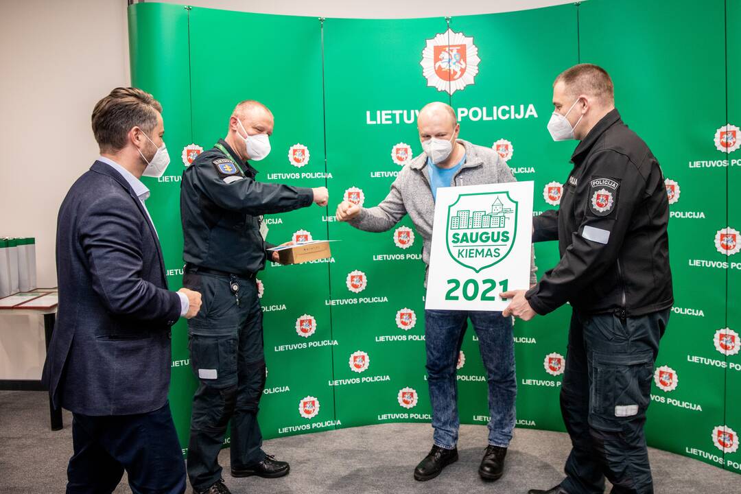 Apdovanoti 10 saugiausių kiemų Kaune