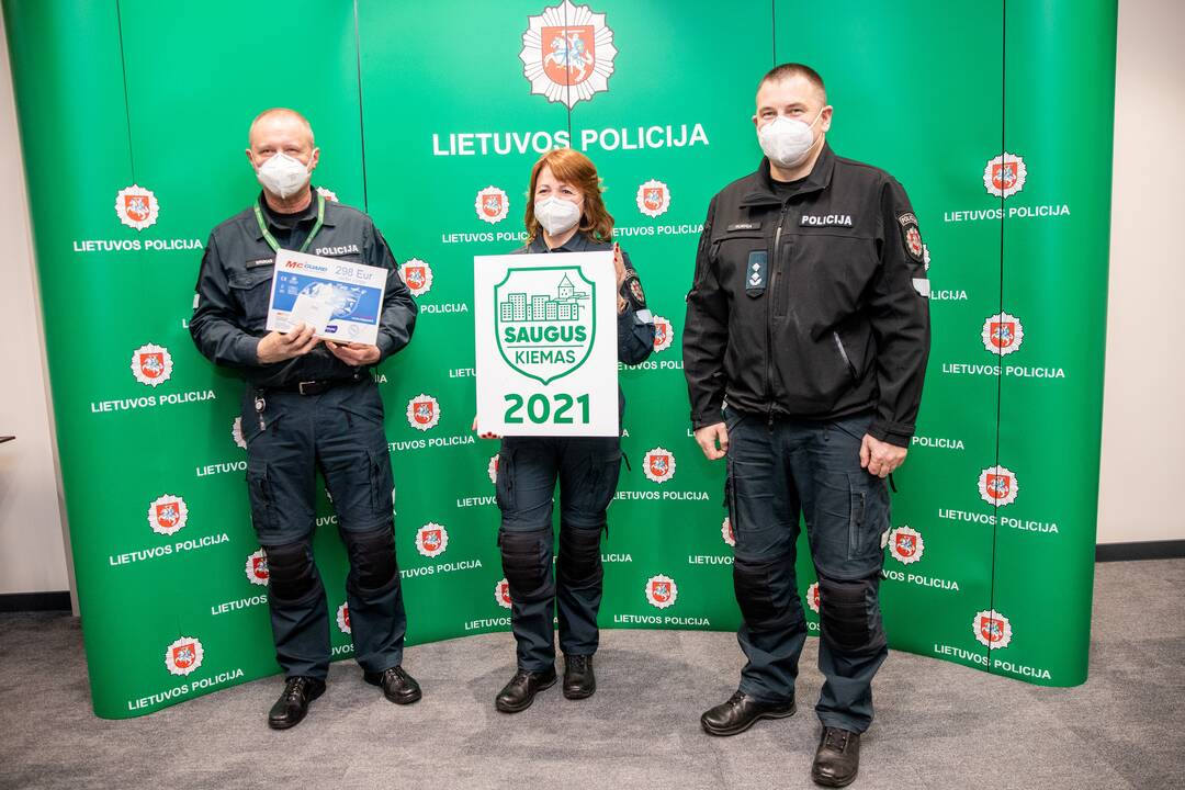 Apdovanoti 10 saugiausių kiemų Kaune