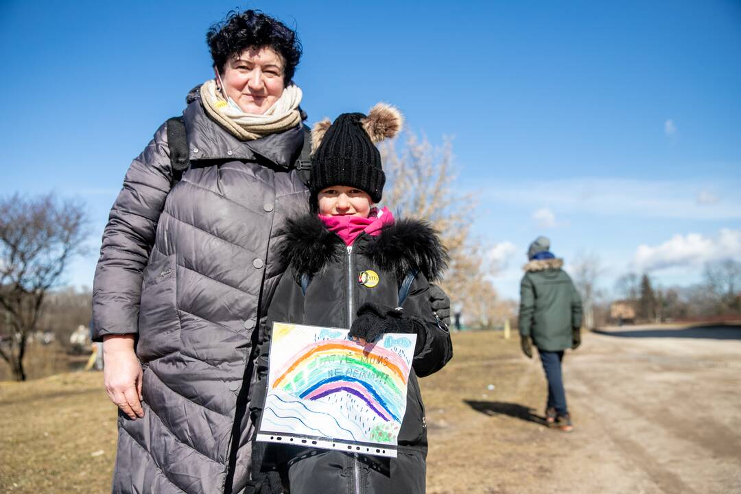 Protesto akcija Kaune „Išvyniok Kauno valdžios dovaną Šančiams“ 