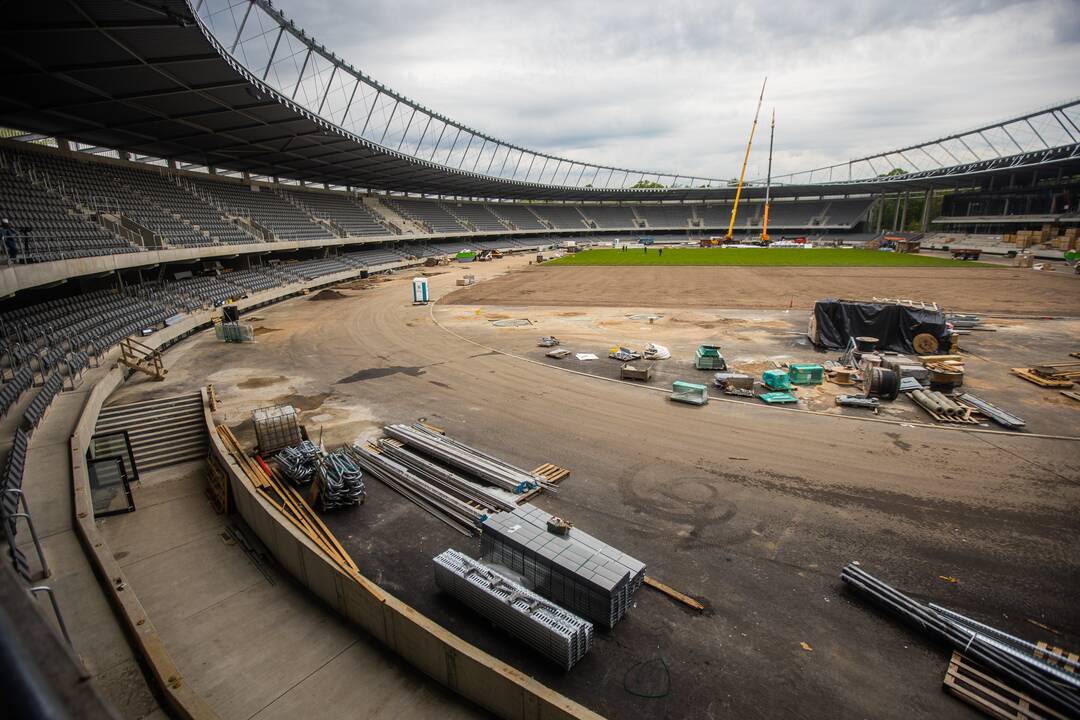 Darbų eiga Kauno Dariaus ir Girėno stadione