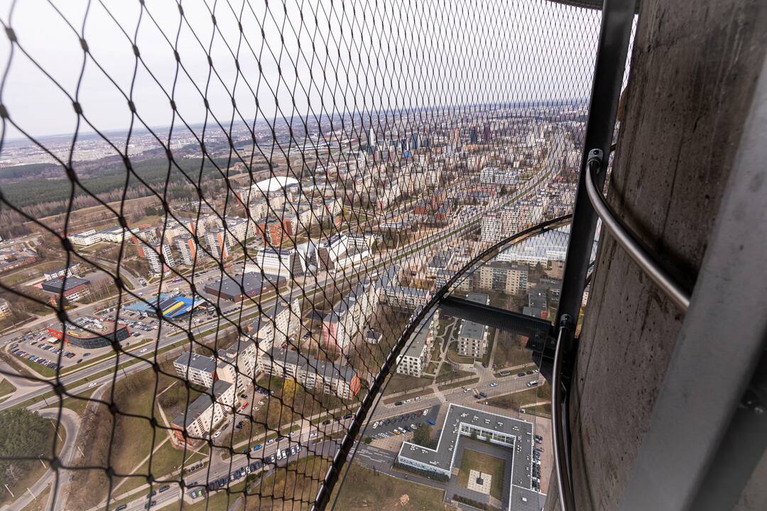 Vilniaus televizijos bokšte atidaryta nauja apžvalgos aikštelė